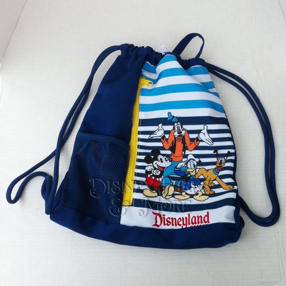 Disney Parks Disneyland Cinch Backpack Mickey and Friends Embroidered Donald main image 5